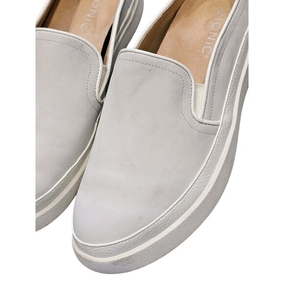 Vionic Effortless Mule Clogs Womens 8.5 White Nubuck Slip On Orthotic Sneakers - Picture 8 of 16